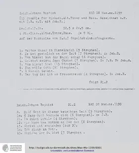 15 Choräle