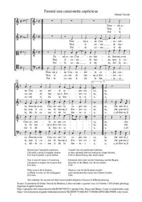 Fammi una canzonetta capriciosa