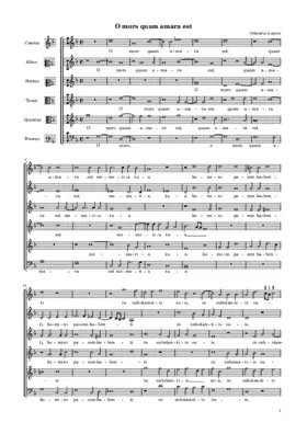 O mors quam amara est