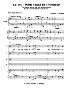 Let not your heart be troubled