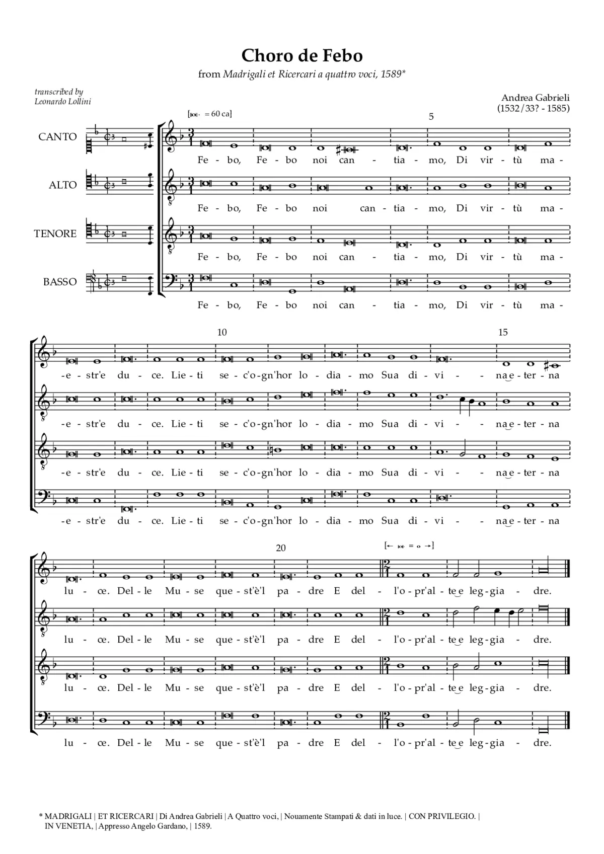 Choro de Febo - Page 1