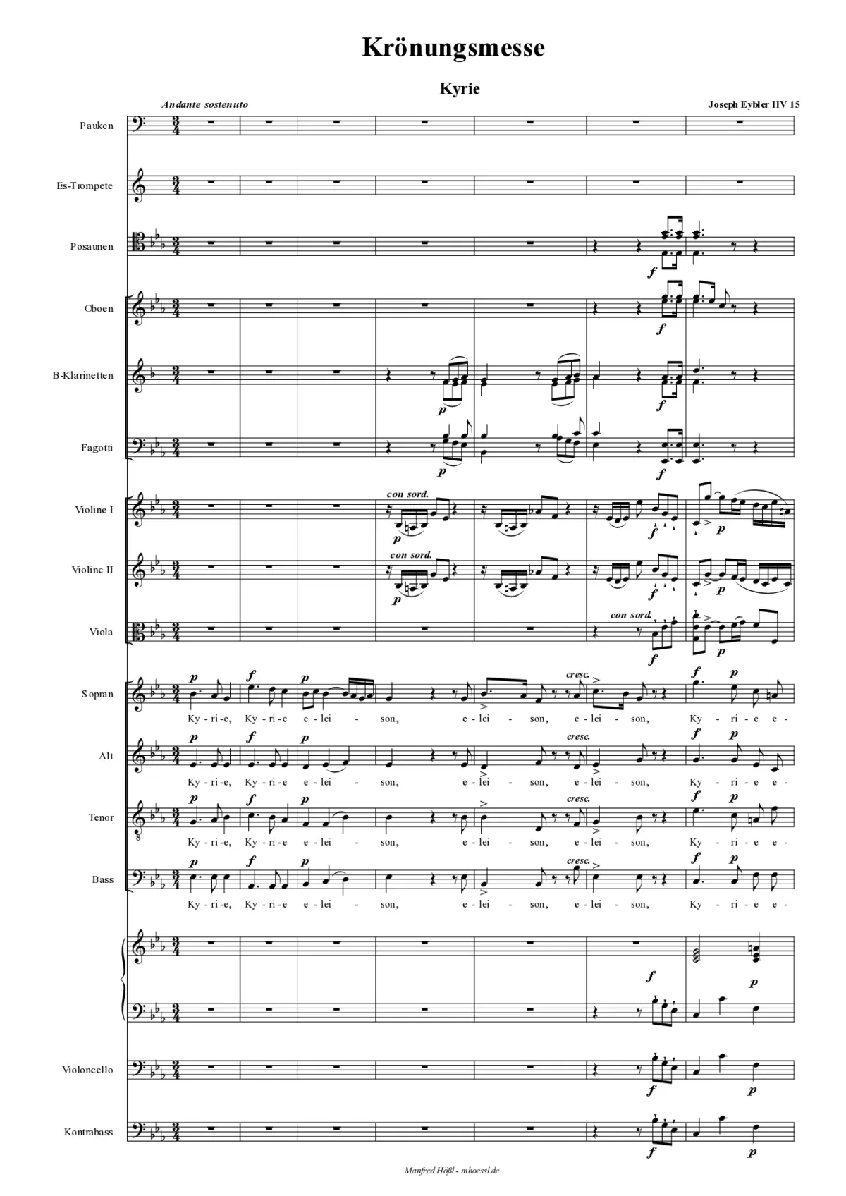 Krönungsmesse - Page 1