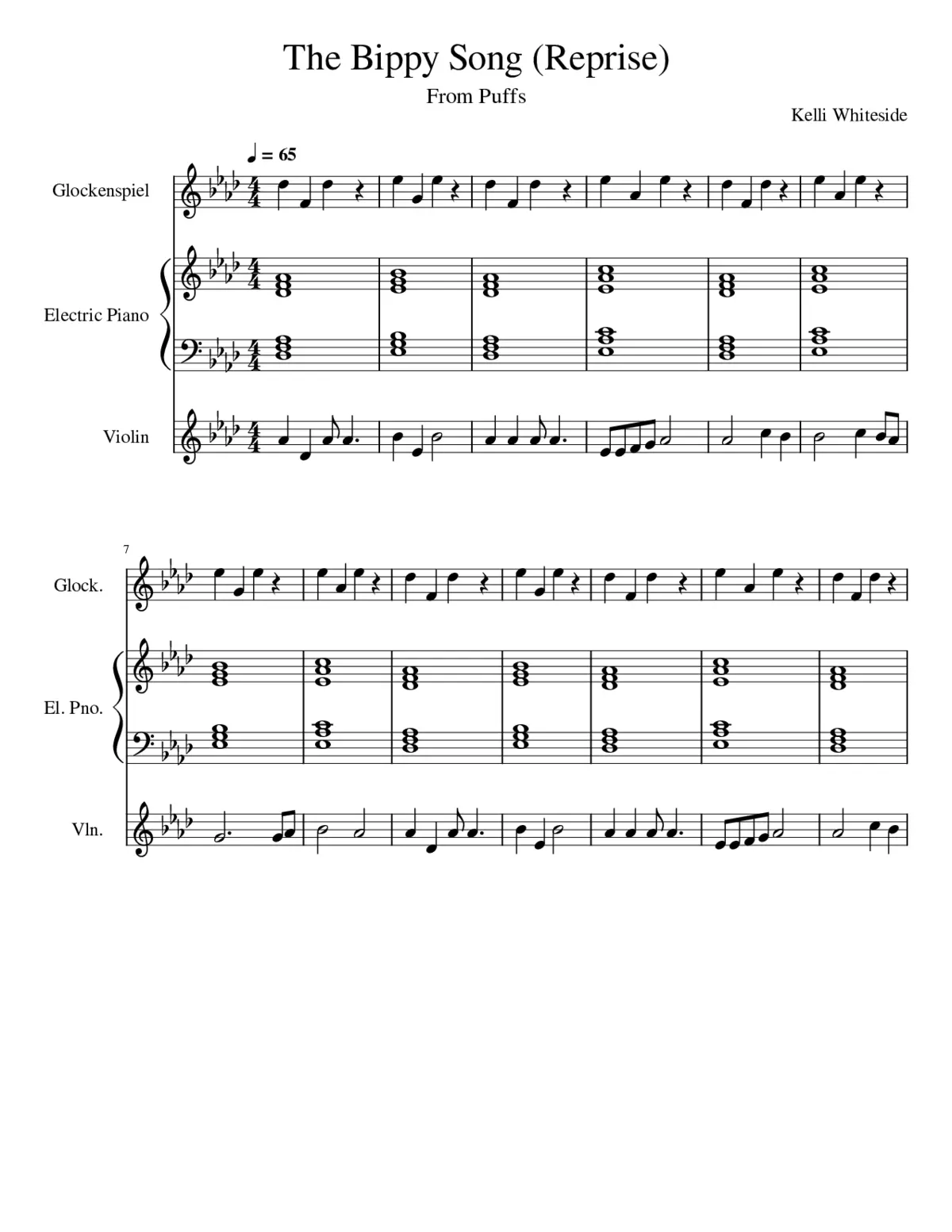 The Bippy Song (Reprise) - Page 1