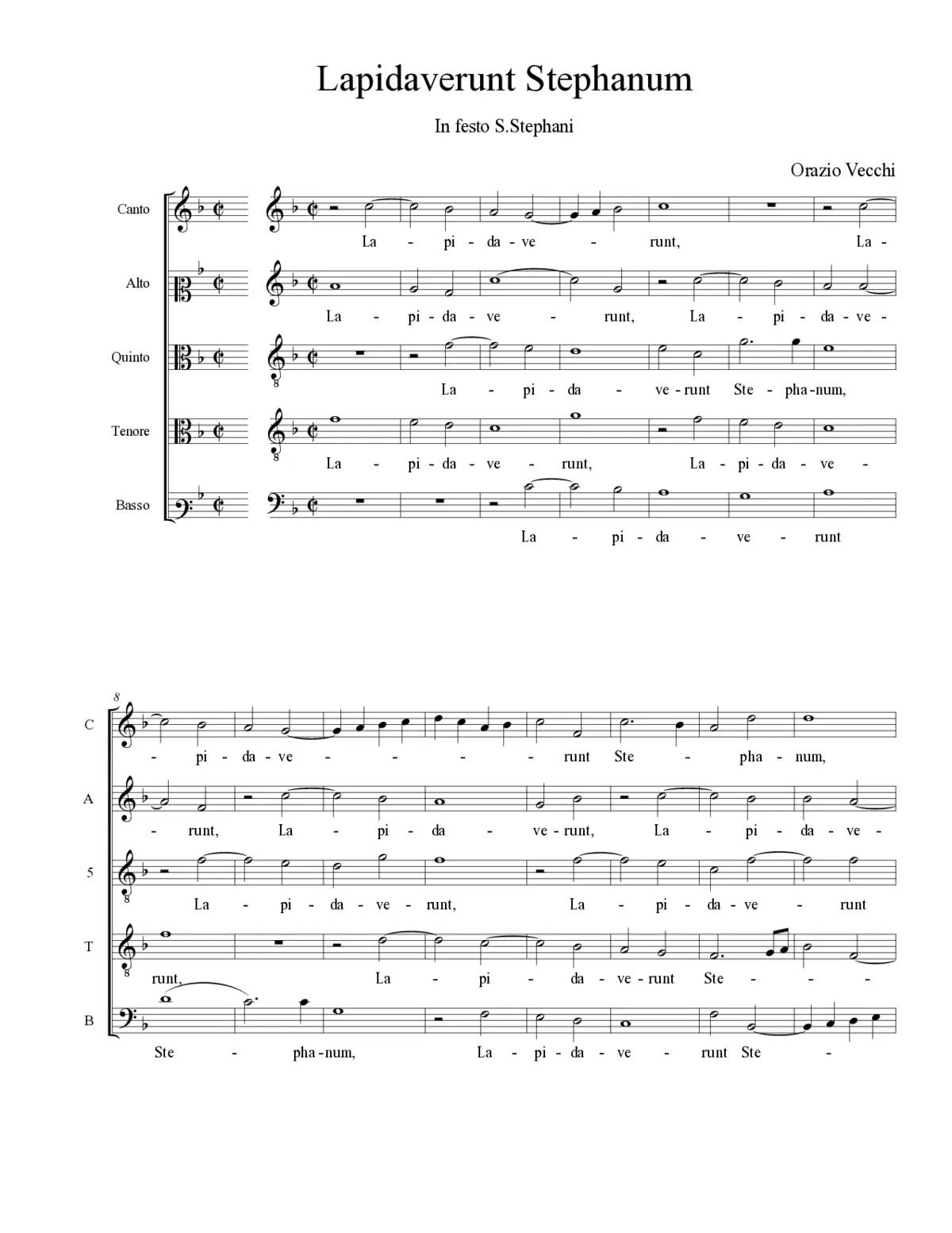 Lapidaverunt Stephanum - Page 1