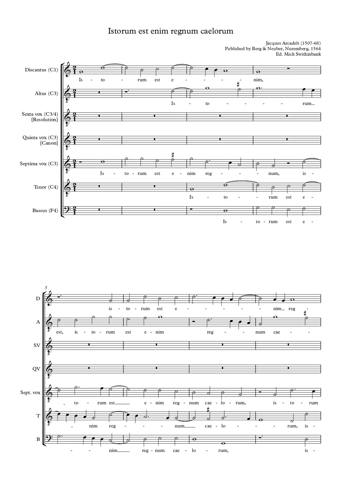 Istorum est regnum caelorum - Page 1