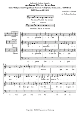 Andreas Christi famulus