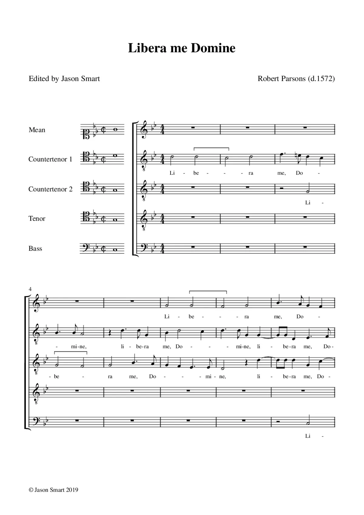 Libera me, Domine, de morte aeterna - Page 1