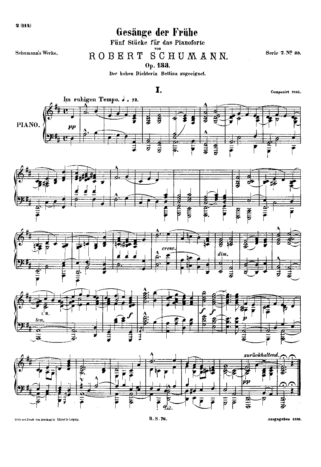 Gesänge der Frühe - Page 1