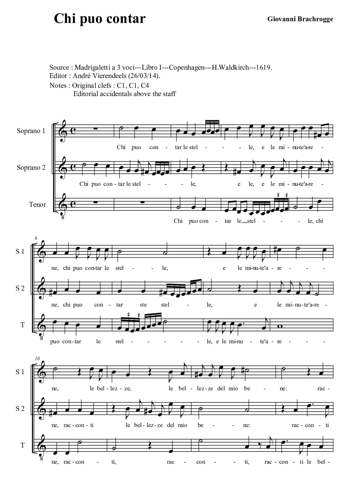 Chi puo contar le stelle - Page 1