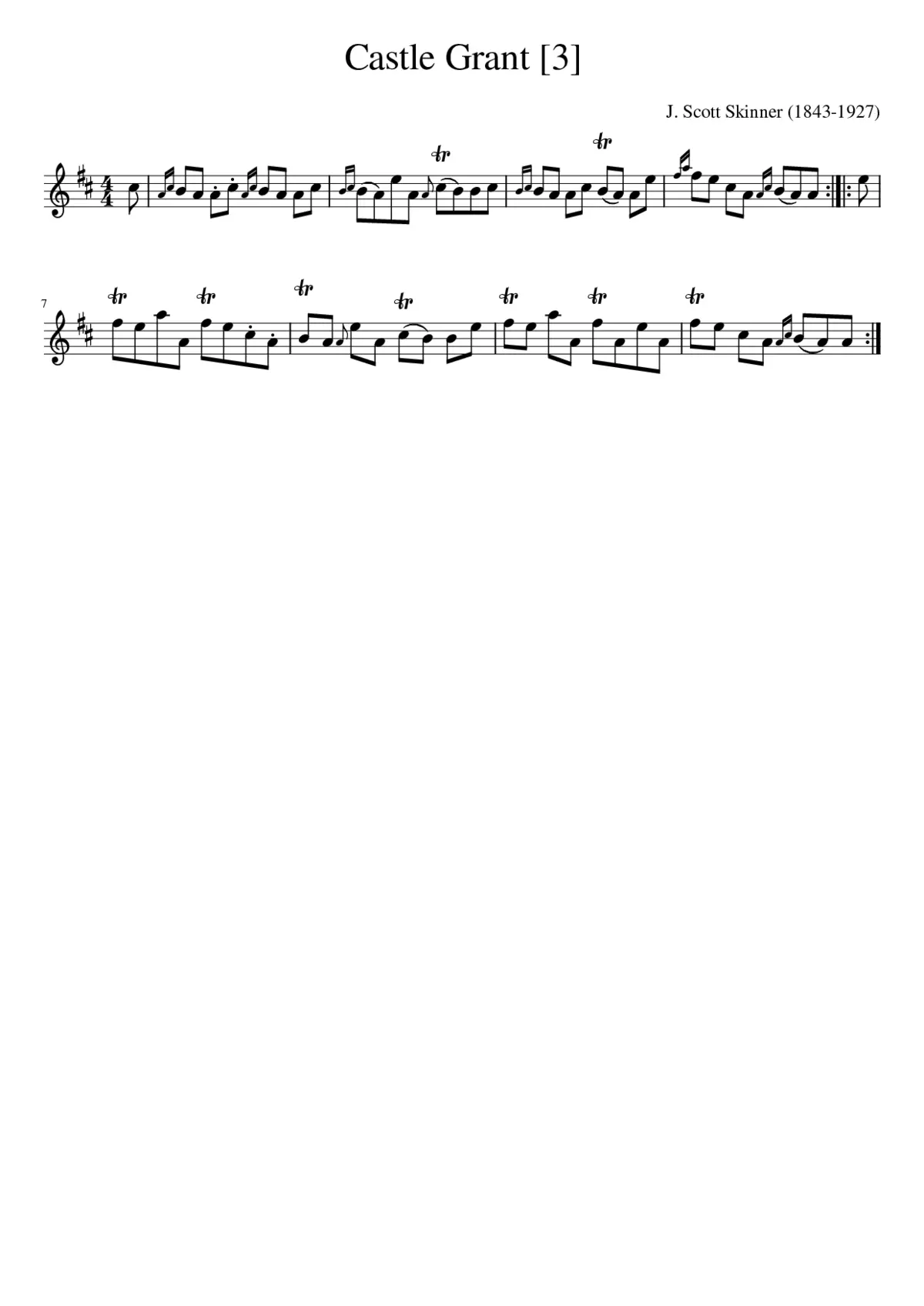 Castle Grant - Page 1