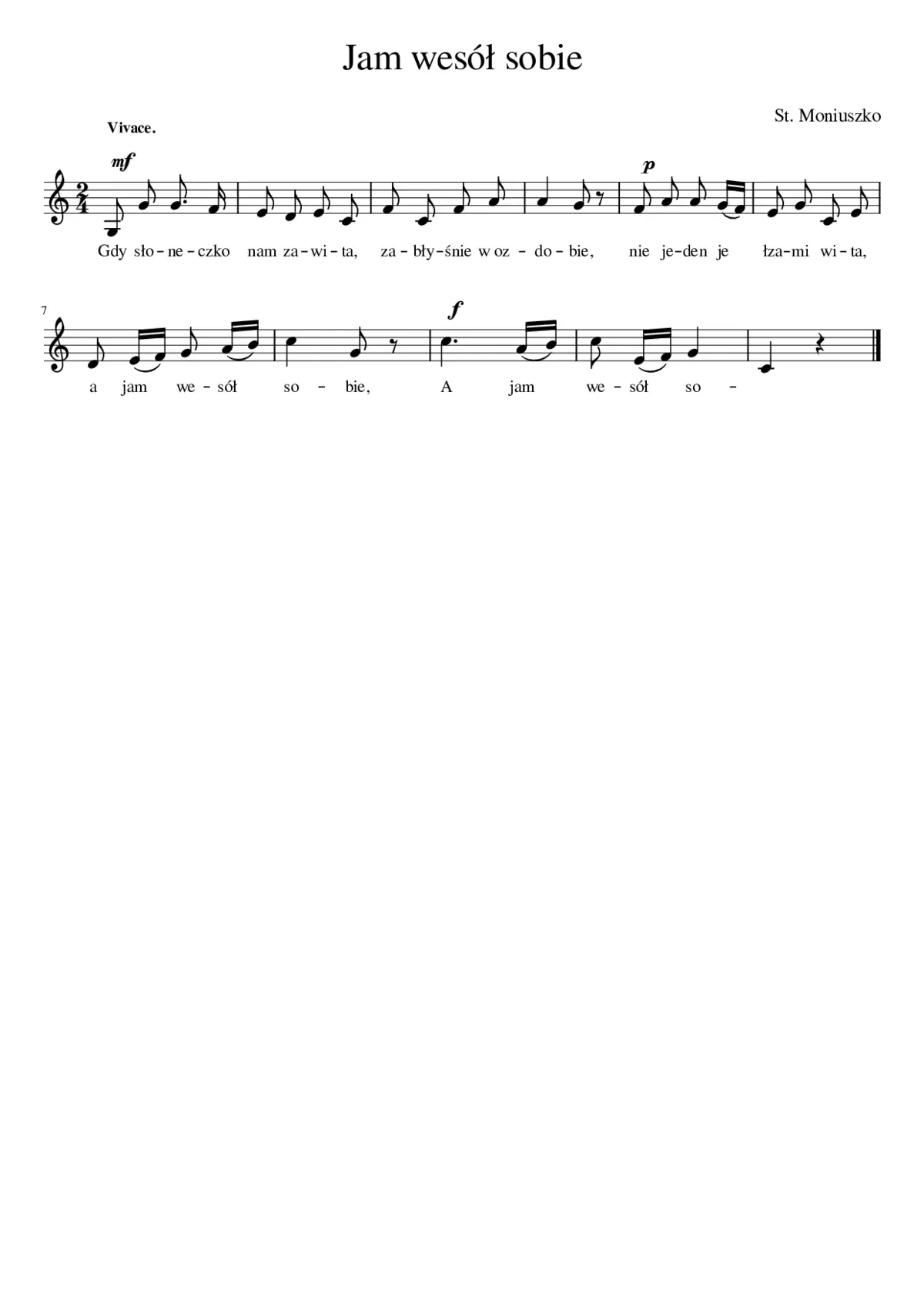 Jam wesóÅ sobie - Page 1