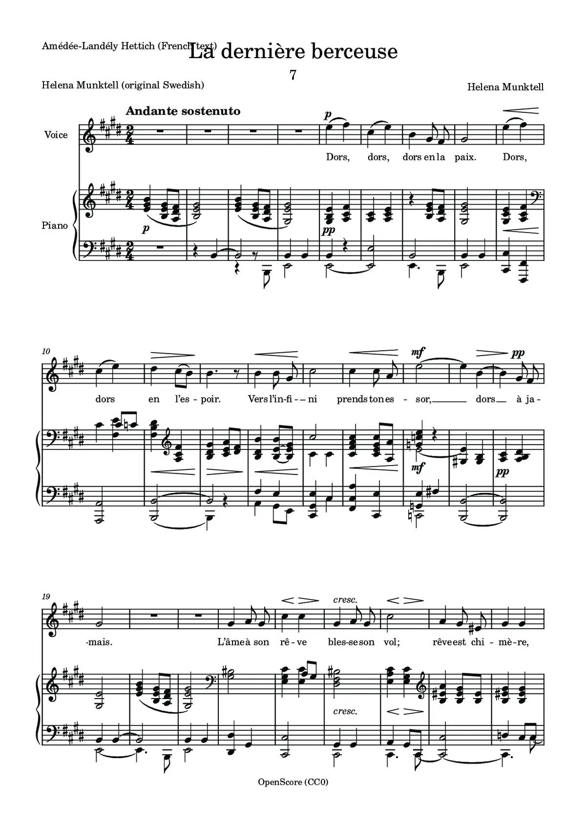 La dernière berceuse - Page 1