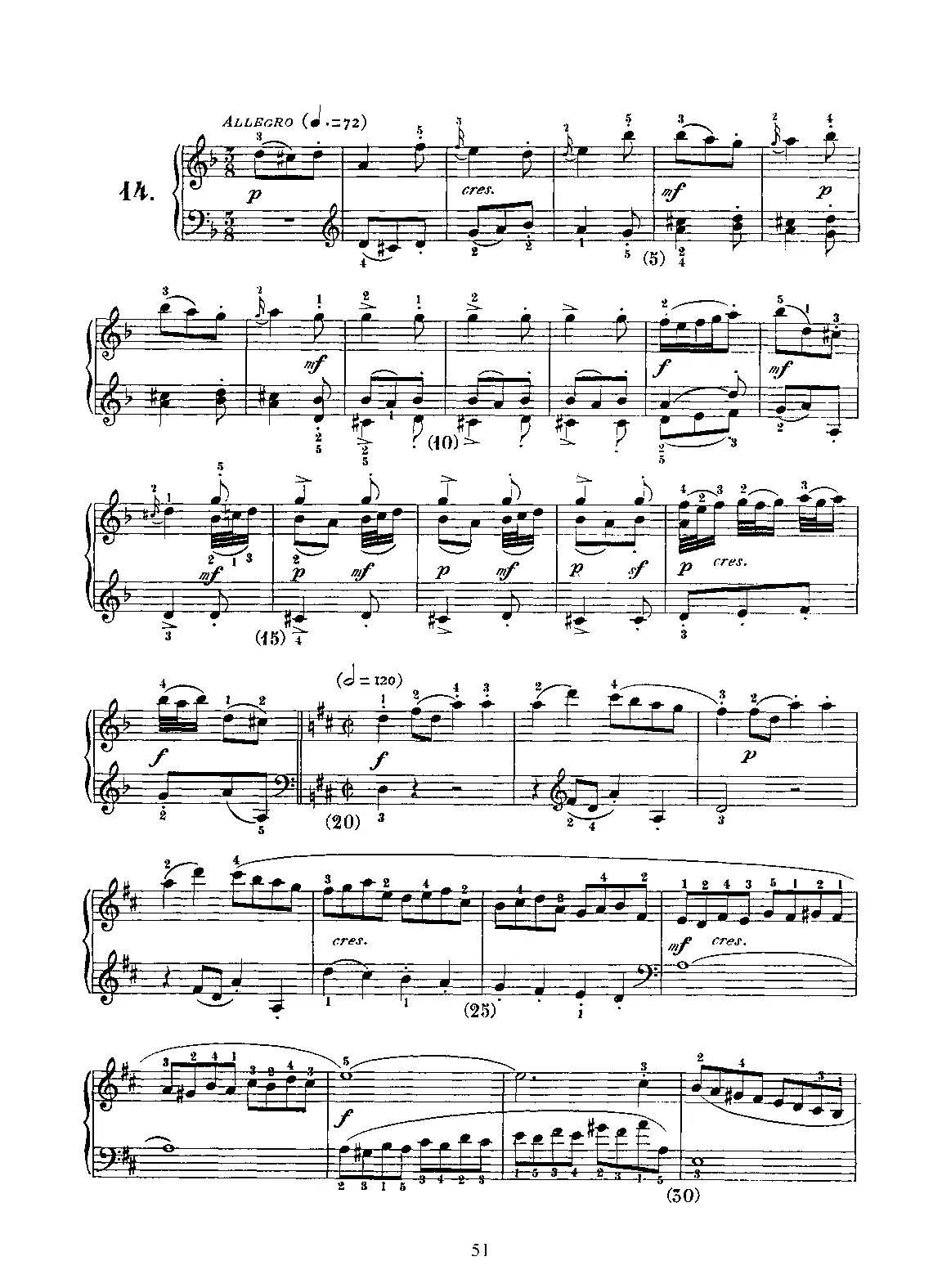 Keyboard Sonata in D minor - Page 1
