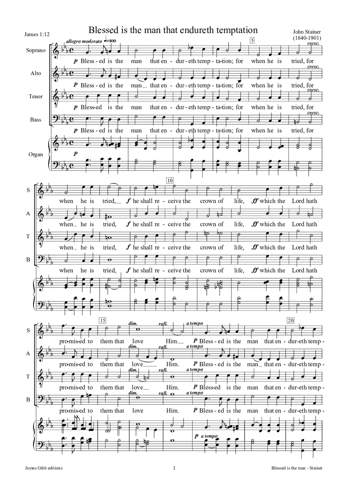 Blessed is the man that endureth temptation - Page 1
