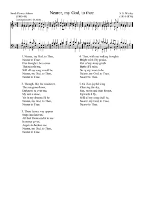 Nearer, my God, to thee