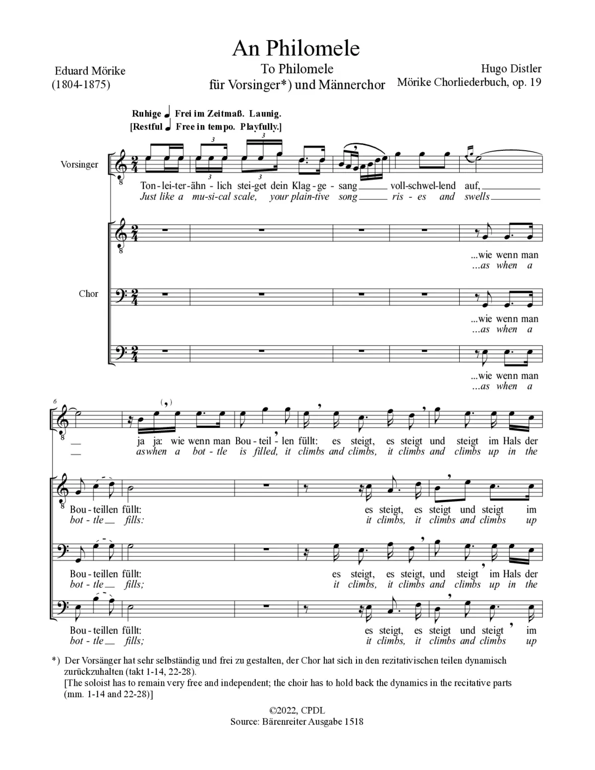 An Philomele - Page 1