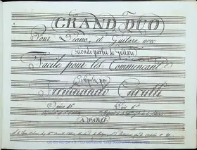 Grand Duo pour Piano et Guitare