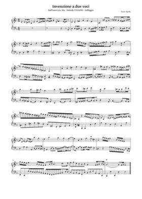 Invenzione a due voci in re minore