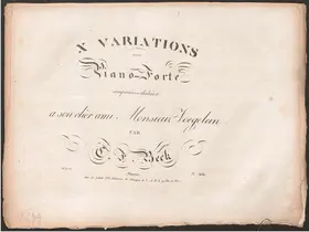 10 Variations in C major
