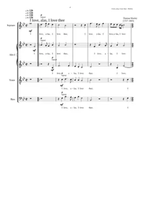 I love alas I love thee