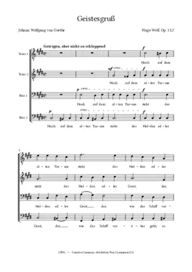 Geistesgruß, Op. 13, No. 2