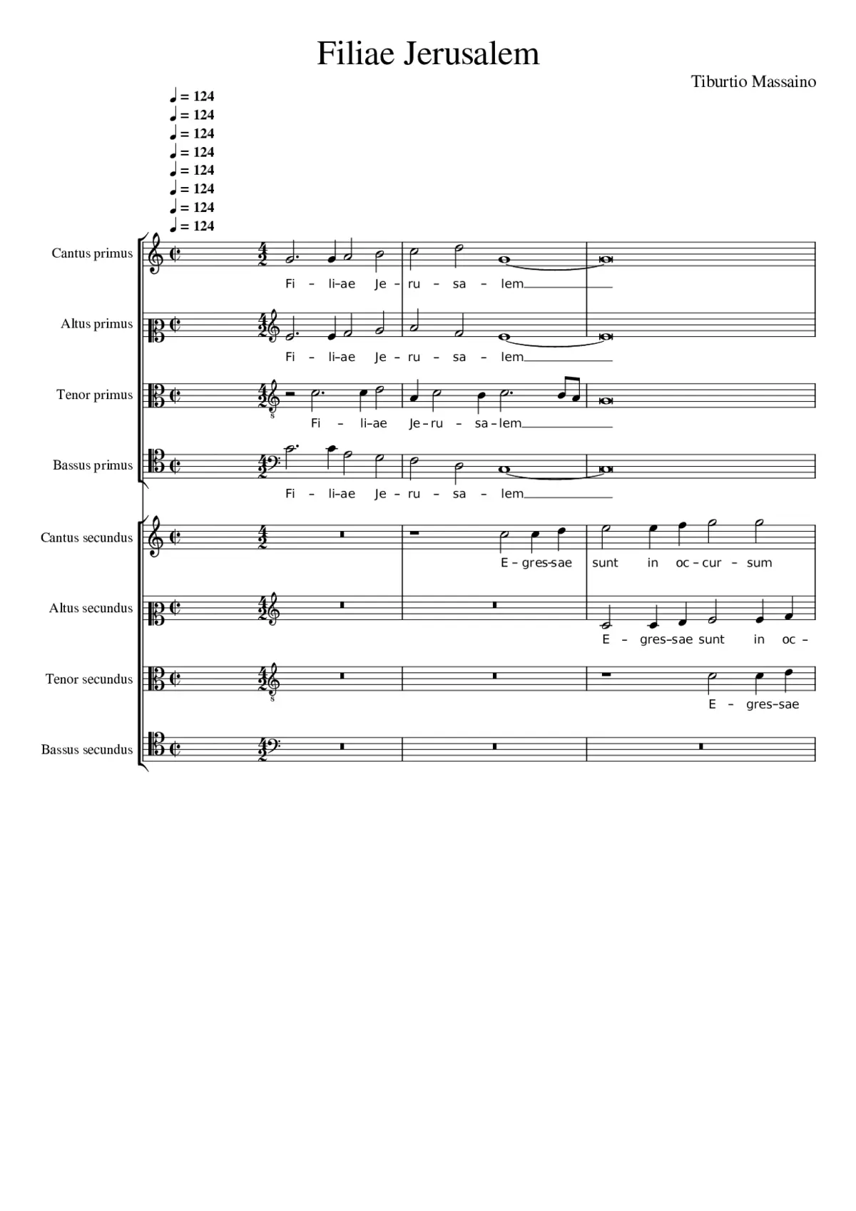 Filiae Jerusalem - Page 1