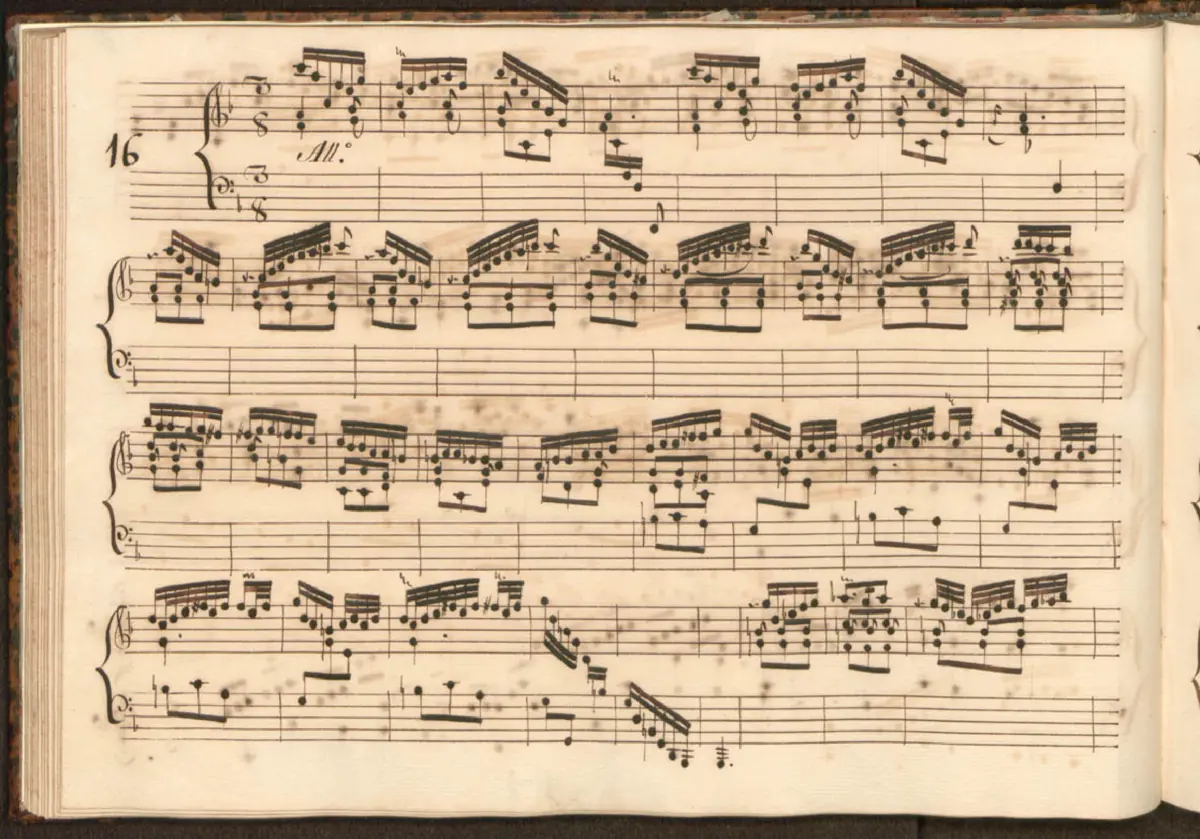 Keyboard Sonata in F major - Page 1