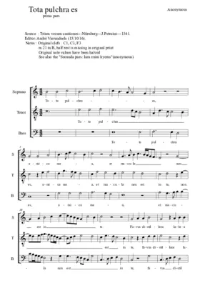 Tota pulchra es (1541)