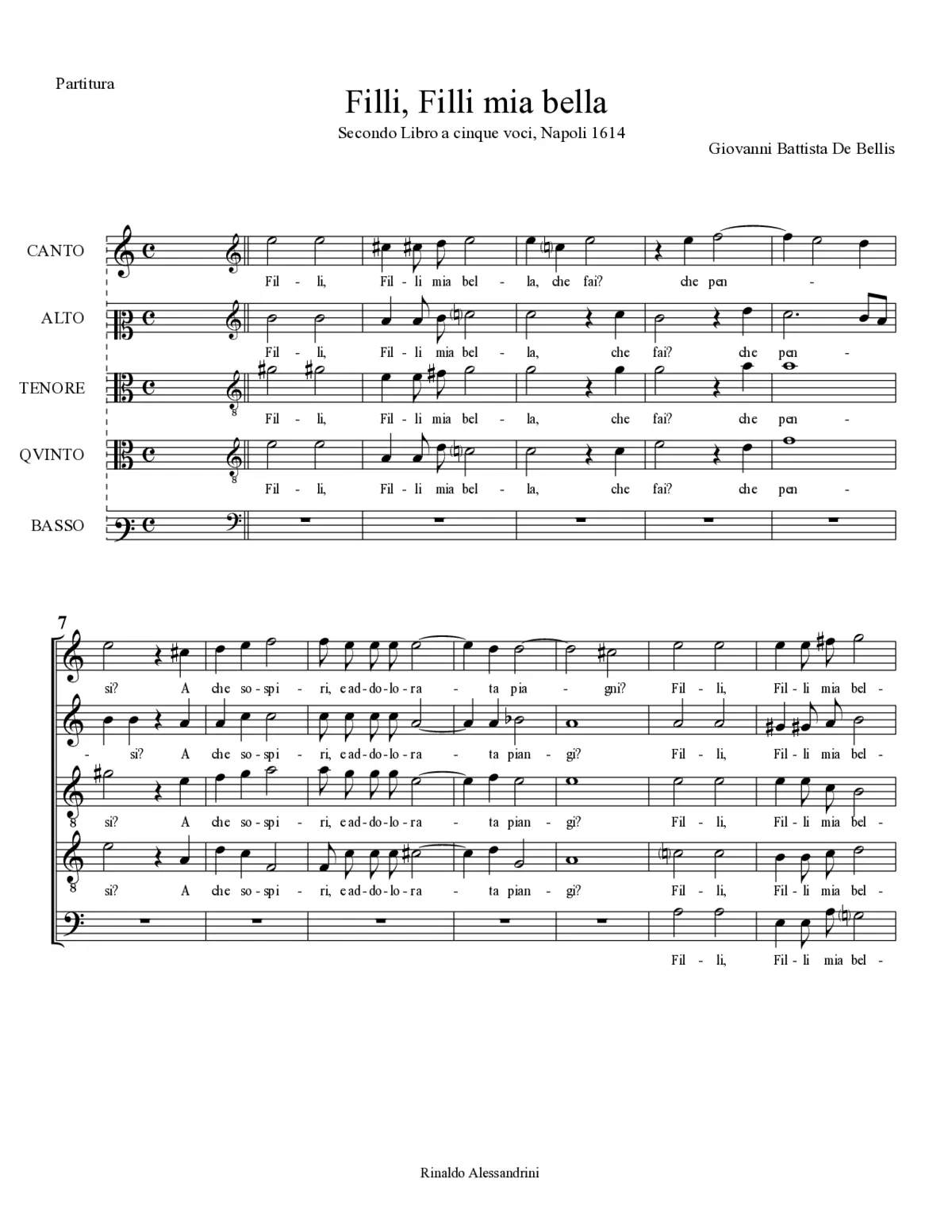 Filli, Filli mia bella - Page 1