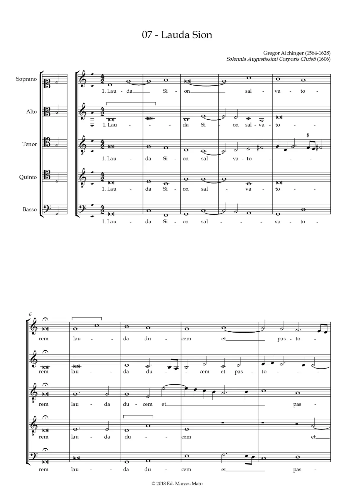 Lauda Sion - Page 1