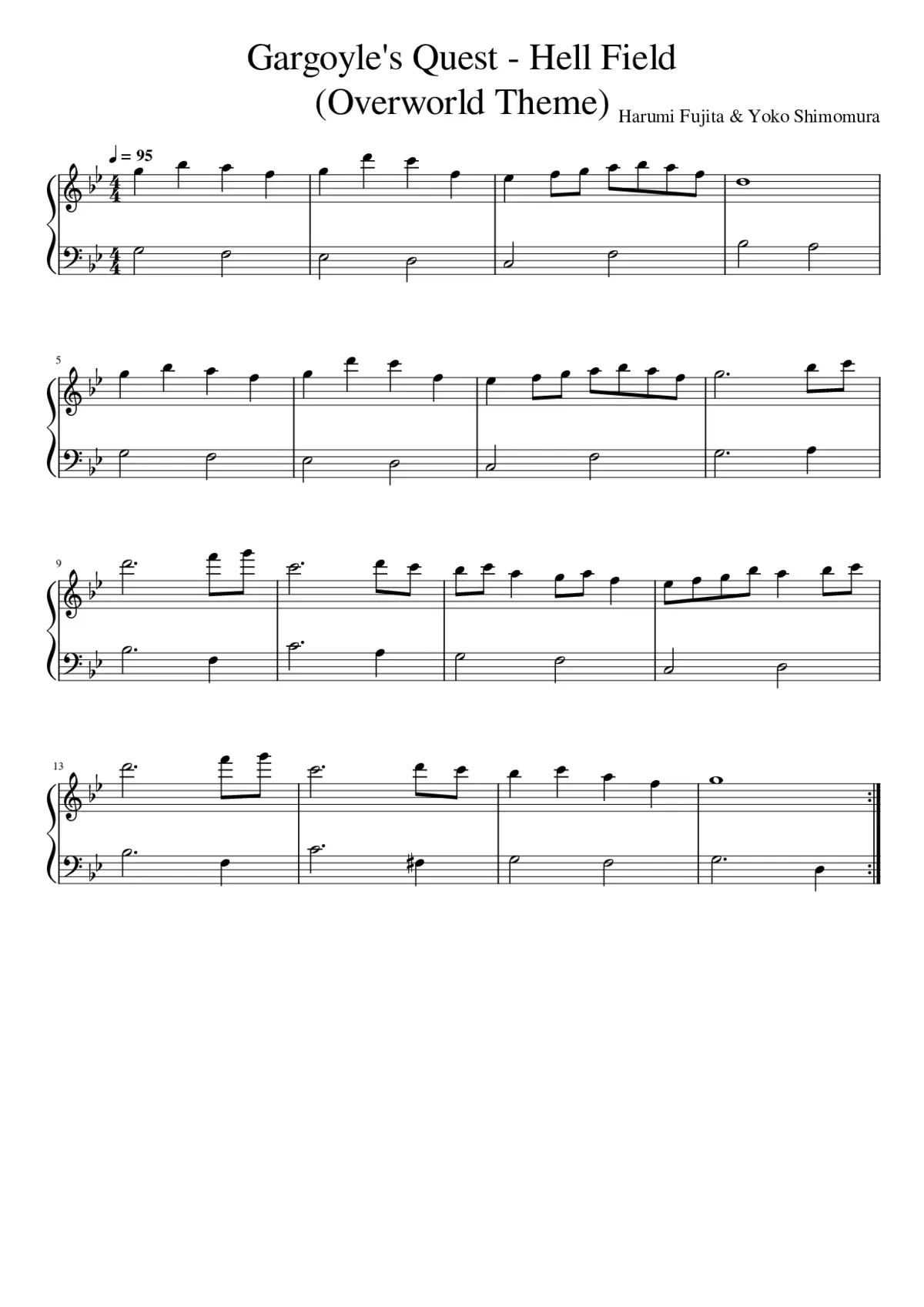 Gargoyle's Quest - Hell Field - Page 1