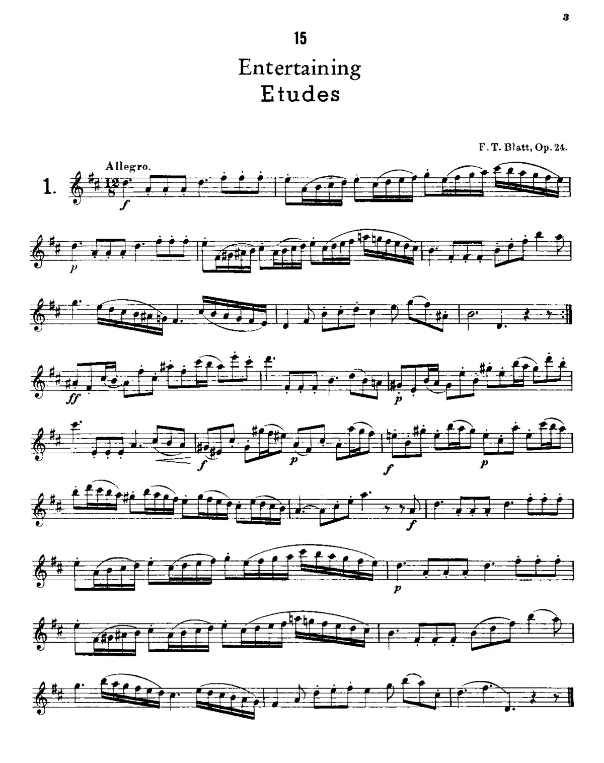15 Entertaining Etudes - Page 1