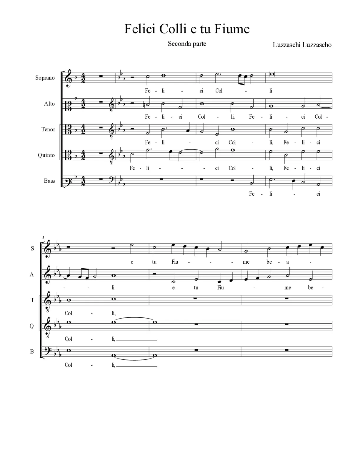 Felici Colli e tu Fiume - Page 1