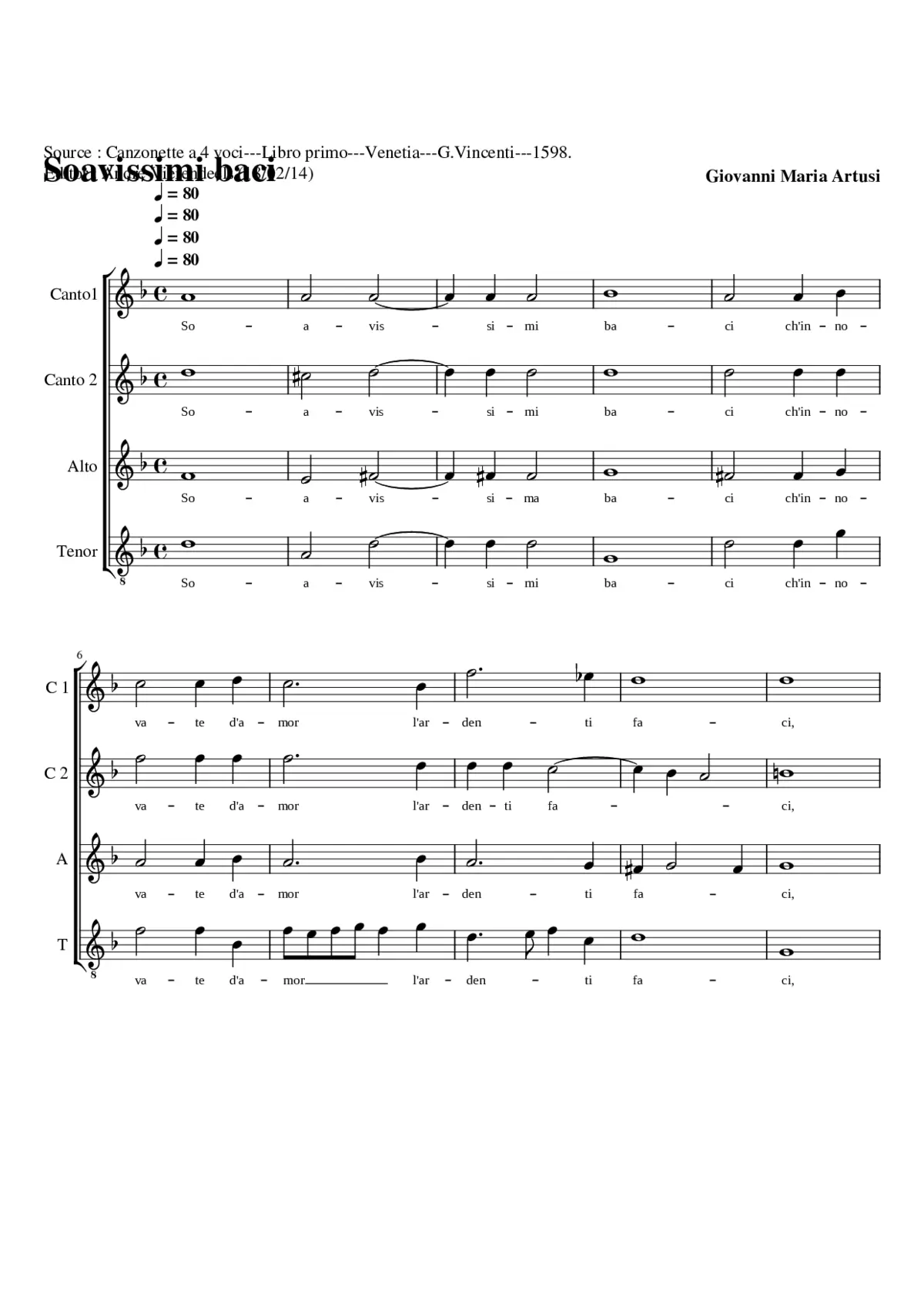 Soavissimi baci - Page 1