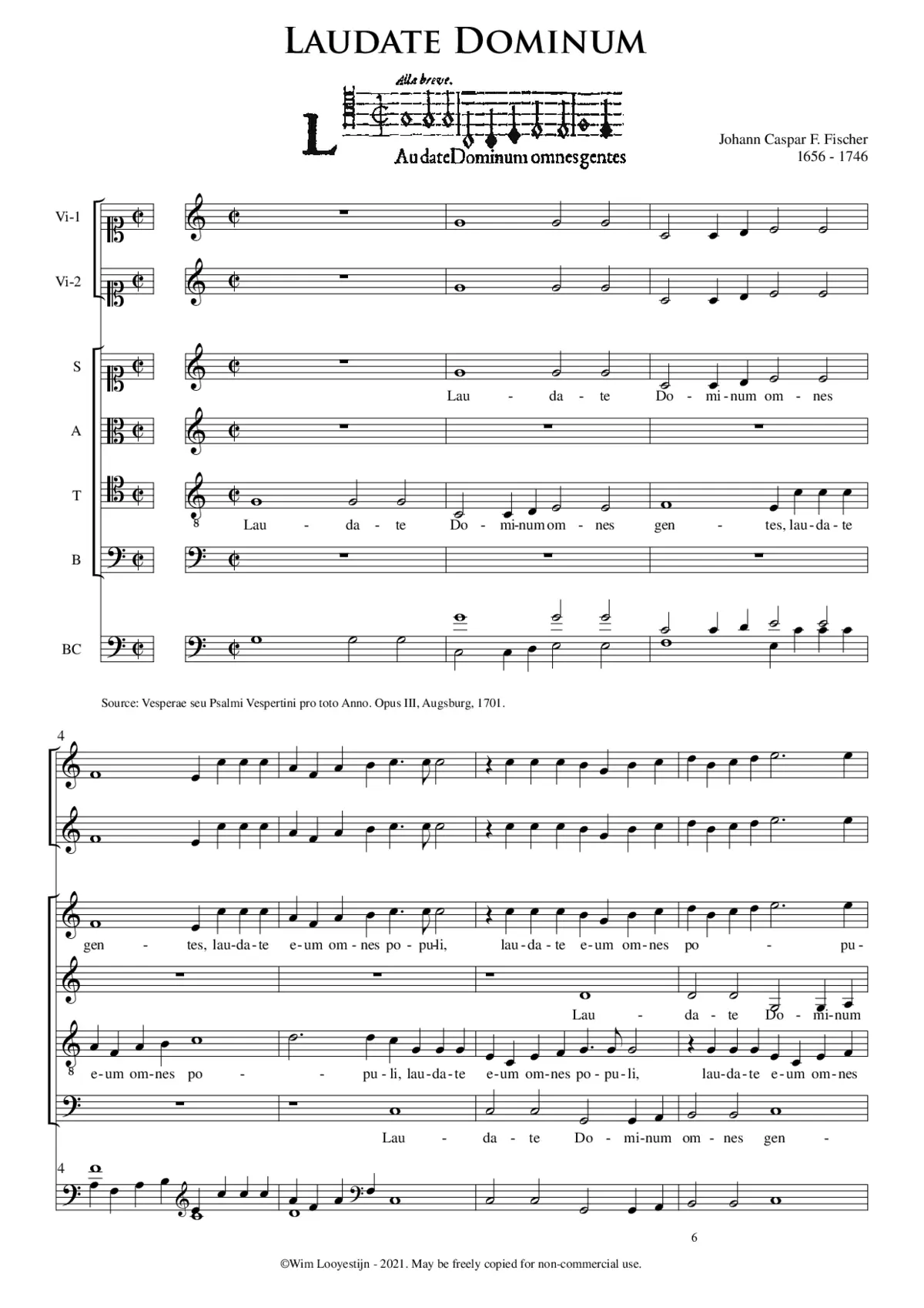 Laudate Dominum - Page 1