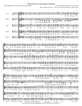 Città di Dio cui fan tempi e fortezze