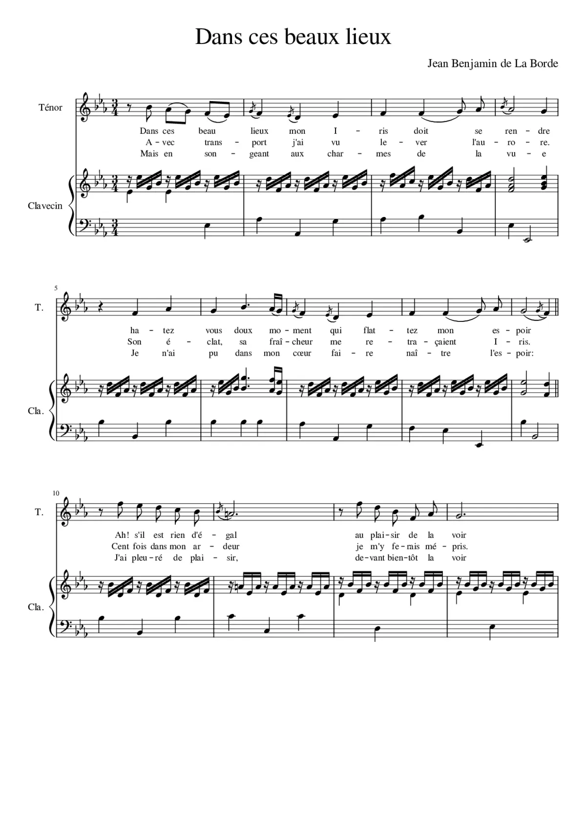 Dans ces beaux lieux - Page 1