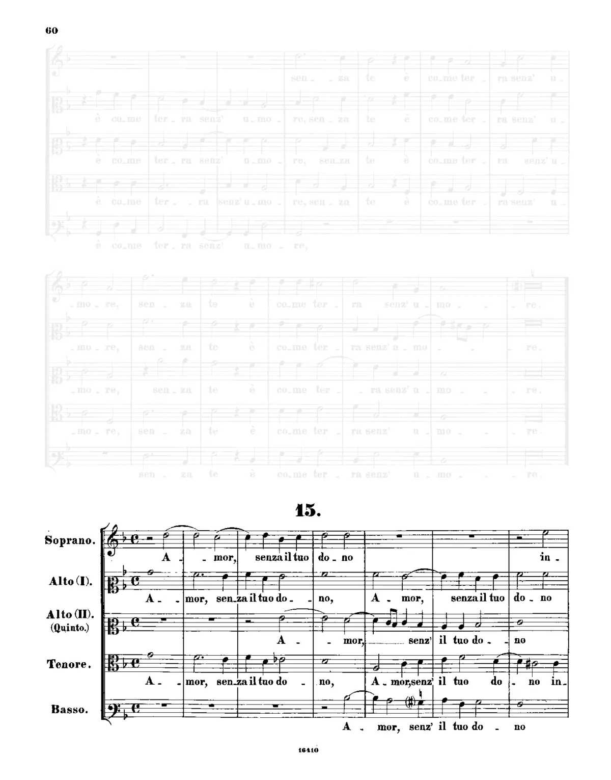 Amor, senza il tuo dono - Page 1