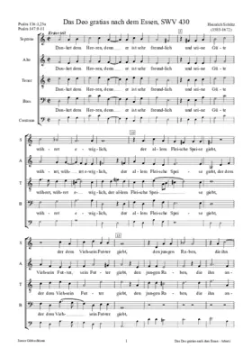 Das Deo Gratias, SWV 430