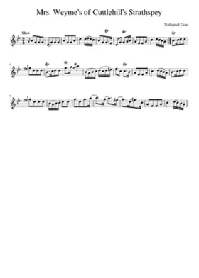 Mrs. Weymes of Cuttlehills Strathspey