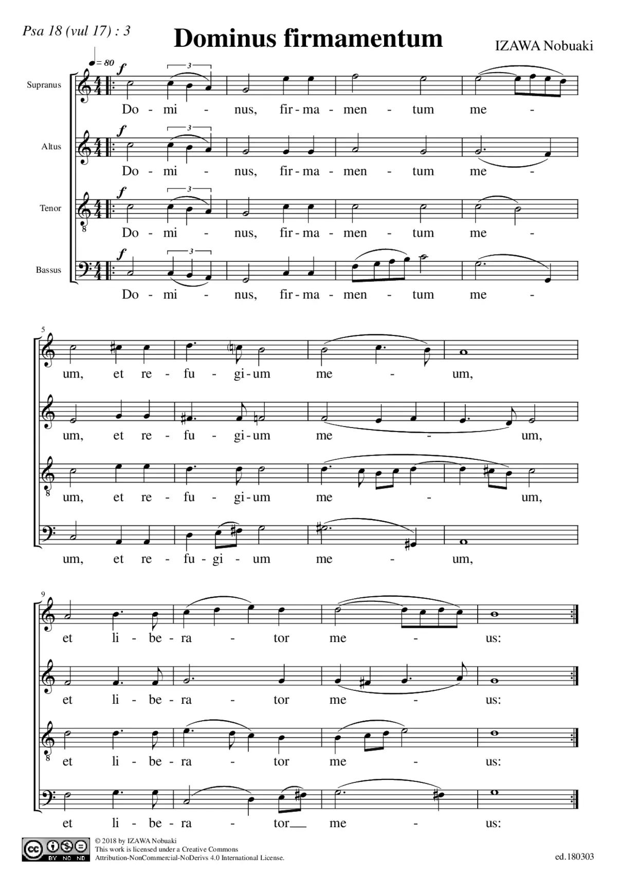 Dominus firmamentum - Page 1