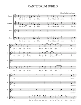 Canticorum jubilo