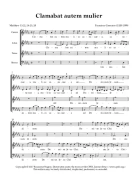 Clamabat autem mulier