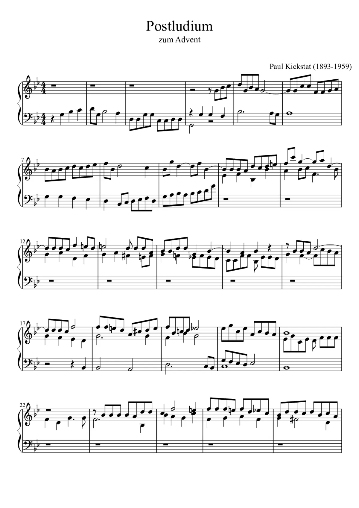 Zehn Orgel-Postludien zum Kirchenjahr - Page 1