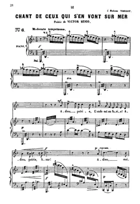 Le chant de ceux qui s'en vont sur la mer