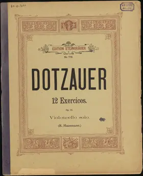 12 Exercises for Cello