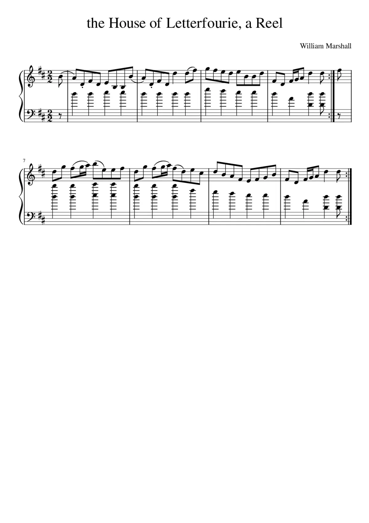 the House of Letterfourie a Reel - Page 1