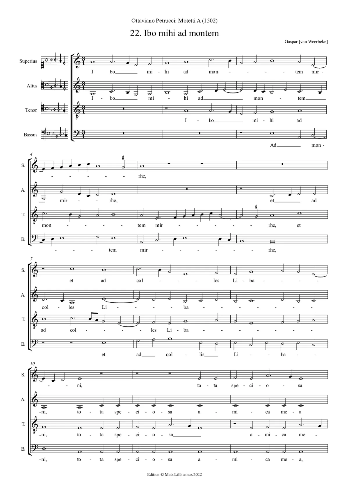 Ibo mihi ad montem - Page 1