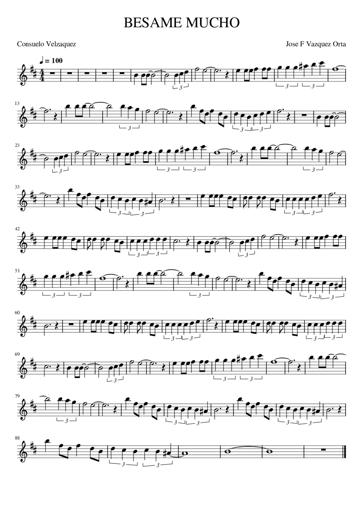 besame mucho - Page 1