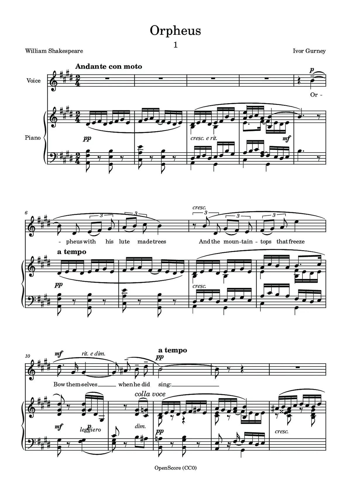 Orpheus - Page 1